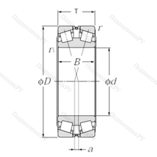Подшипник роликовый радиально-упорный 323138 от производителя  NTN Подшипник роликовый радиально-упорный 323138 от производителя  NTN