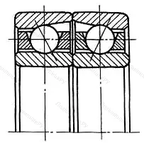 Модификация подшипника 5-366203К размер 17x40x24 от производителя  ГПЗ-23