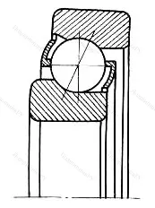 Модификация подшипника 326705К размер 25x62x20 от производителя  ГПЗ-1