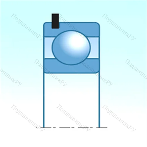 Подшипник шариковый радиальный 6307NX 7RX 4/90C 3 от производителя  NTN