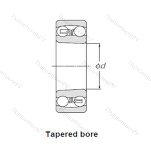 Подшипник шариковый радиальный самоцентрирующийся 1218K