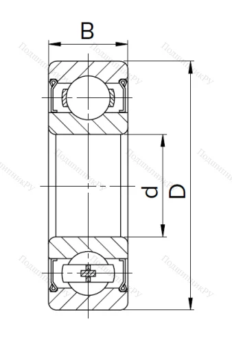 Миниатюрный шариковый подшипник 80023 T (623 ZZT) JDWHGPWXUE в Санкт-Петербурге