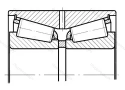 Подшипник  597826 размер 129,96x230x149,25 от производителя  ЕПК