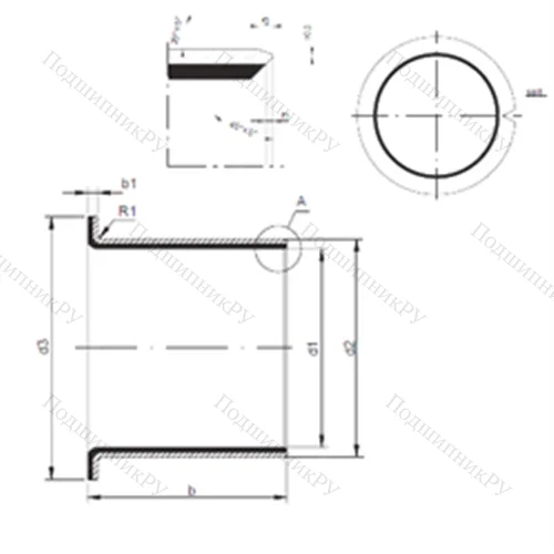 Подшипник скольжения TUF 1 16.120 от производителя  CX