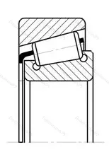 Модификация подшипника 7714 размер 70x120x45,5 ГПЗ-900