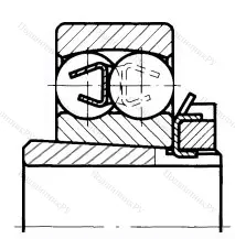 Подшипник  1311K+H 311 (11310) размер 50x120x29/45 от производителя  SKF