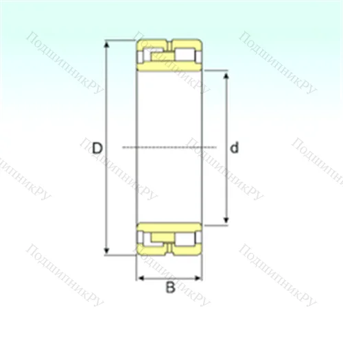 Подшипник роликовый радиальный NNU 41/850 K 30M/W 33 от производителя  ISB