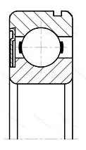 Подшипник  150101 (6001-ZN) размер 12x28x8