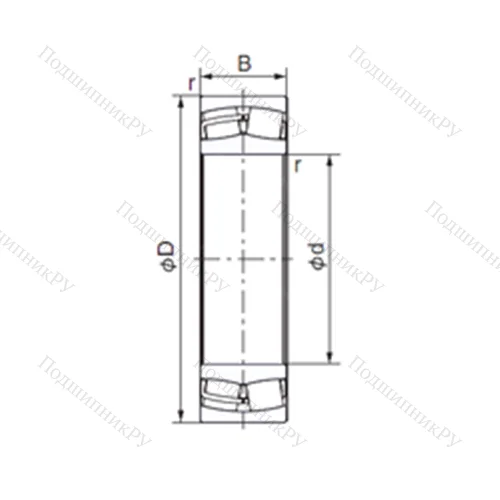 Подшипник роликовый радиальный 23132EX 1 от производителя  NACHI