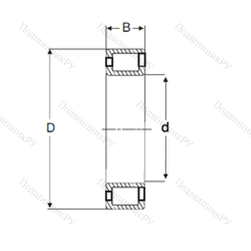 Подшипник роликовый радиальный NCF 3024 V от производителя  SIGMA
