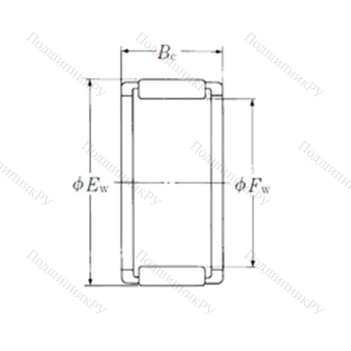 Подшипник игольчатый радиальный FWF-152110-E