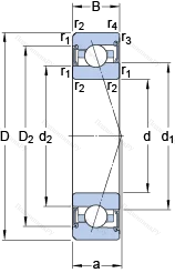 Подшипник S 7004 ACE/HCP 4BVG 275 в Санкт-Петербурге