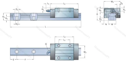 Каретка LLTHC 25 R-T 1 P 3 (M/P 010713) в Санкт-Петербурге