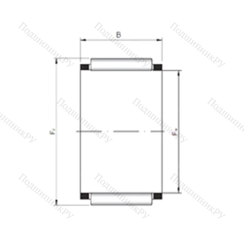 Подшипник игольчатый радиальный KBK 13X 17X 14,5 от производителя  CX