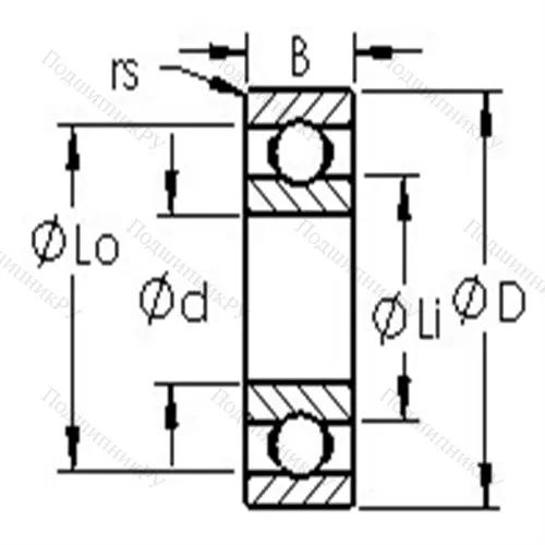 Подшипники шариковые радиальные метрическая серия из нержавеющей стали SMR 63 от производителя  AST Подшипники шариковые радиальные метрическая серия из нержавеющей стали SMR 63 от производителя  AST