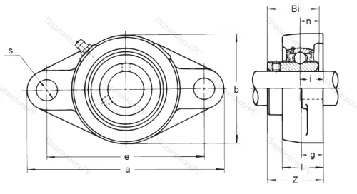 Подшипниковый узел UCFL 205 в Санкт-Петербурге