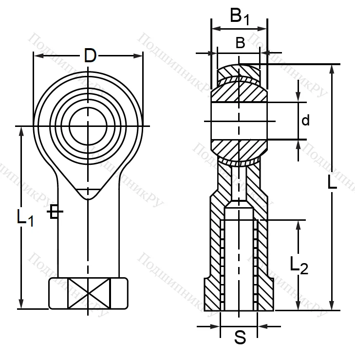 Шарнирная головка  PHS 10 L в Санкт-Петербурге