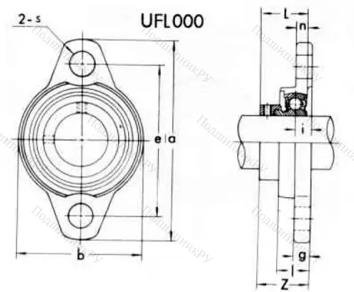 Подшипниковый узел UFL 006 (ASAHI) в Санкт-Петербурге