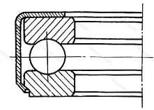 Модификация подшипника 108710 размер 50x80,5x22,8 от производителя  ГПЗ-2