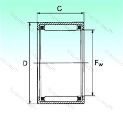 Подшипник игольчатый радиальный HK 1516 от производителя  NBS