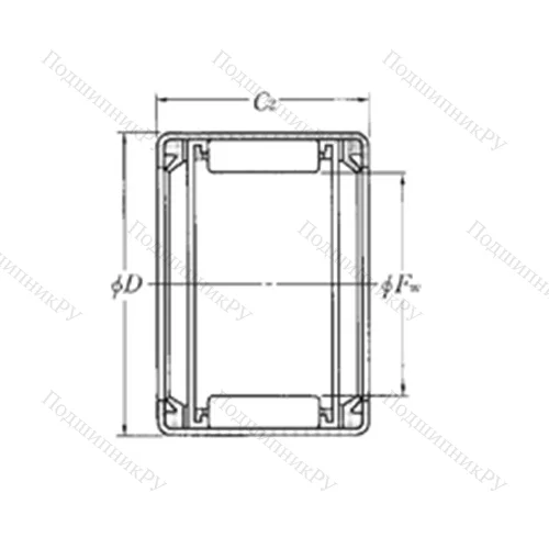 Подшипник игольчатый радиальный HK 2520LL