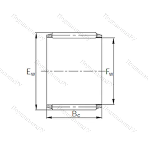Подшипник игольчатый радиальный K 202410PC