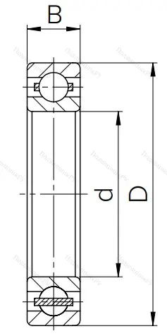 Шариковый однорядный подшипник 1000832 Л (6832 M) в Санкт-Петербурге