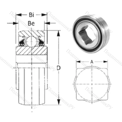 Подшипник шариковый радиальный W 209PPB 7 от производителя  CYSD
