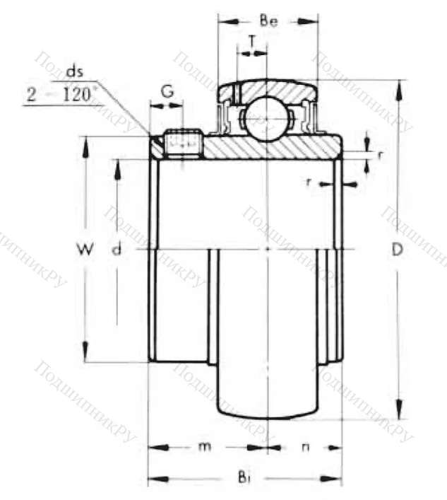 Подшипник MUC 207 FD (ASAHI) в Санкт-Петербурге