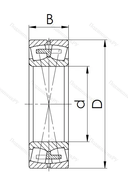 Сферический роликовый подшипник 3003132 H (23032 MW 33) в Санкт-Петербурге
