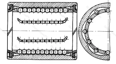 Подшипник  510816 размер 80x120x165 от производителя  ГПЗ-12
