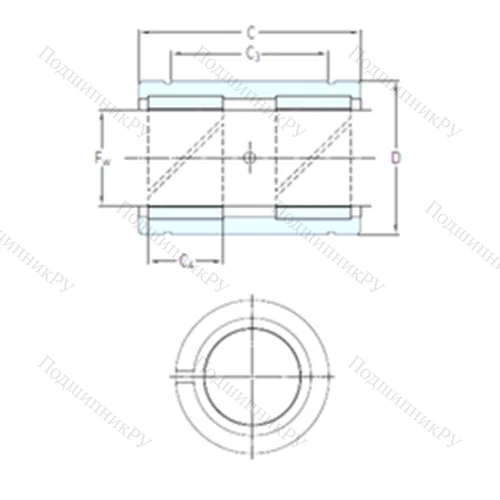 Подшипник скольжения линейный LPAR 5