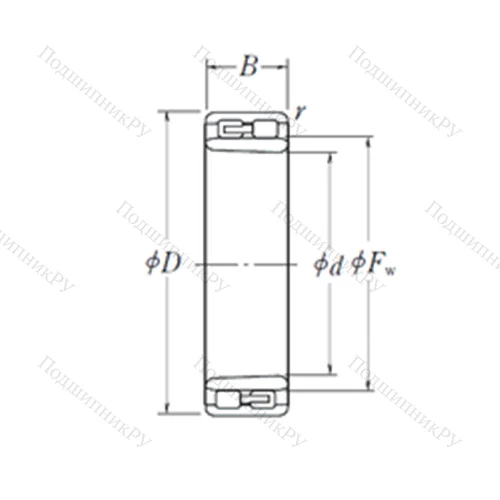 Подшипник роликовый радиальный NNU 4924 K