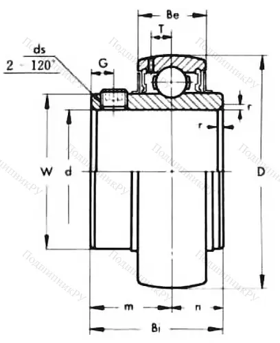 Корпусный подшипник UC 204-12 в Санкт-Петербурге