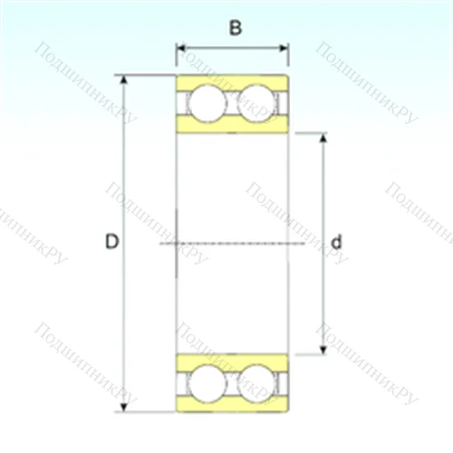 Подшипник шариковый радиальный 4302 ATN 9