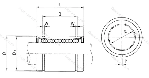 Подшипник LM 8 UU AJ в Санкт-Петербурге