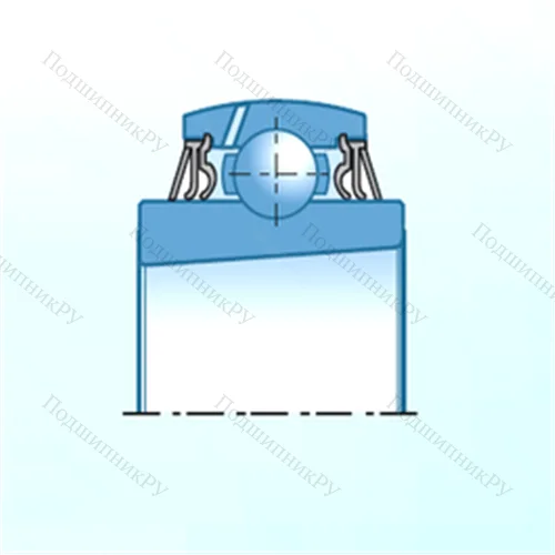 Подшипник шариковый радиальный UK 322G 2H