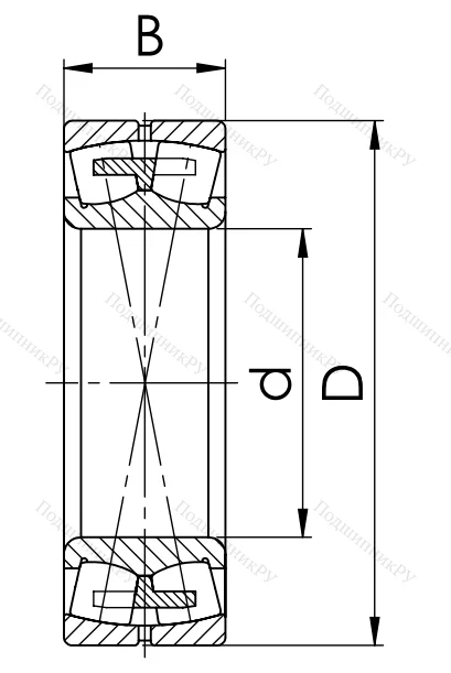 Сферический роликовый подшипник 3514 АМН (22214 MBW 33) в Санкт-Петербурге