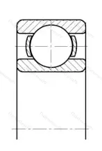Подшипник  802 размер 15x42x11 от производителя  ГПЗ-5