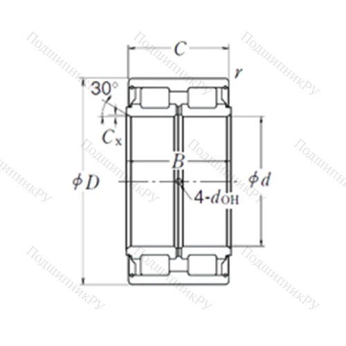 Подшипник роликовый радиальный RS-5020