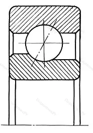 Модификация подшипника 6-766907Ю размер 36x52x8 от производителя  ГПЗ-1