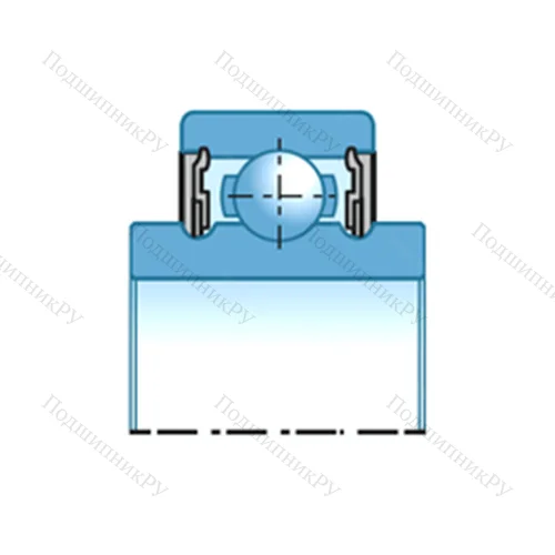 Подшипник шариковый радиальный B 35-53A-A-C 4S-A