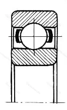 Модификация подшипника 350716К размер 80x165x50 от производителя  ГПЗ-11
