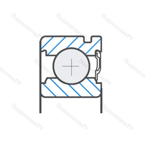 Подшипник шариковый радиальный AB 12573