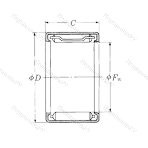 Подшипник игольчатый радиальный FJL-3220 от производителя  NSK