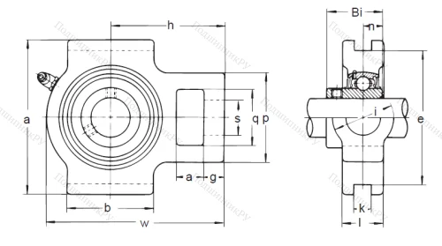 Подшипниковый узел UCT 313 в Санкт-Петербурге