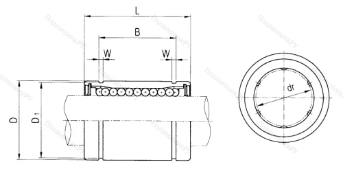 Подшипник LM 25 UU в Санкт-Петербурге