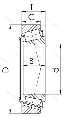 Конический роликовый подшипник 7516 (32216) 2A0SSBQXIM в Санкт-Петербурге