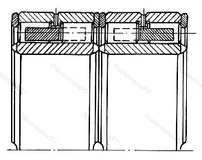 Модификация подшипника 742804 размер 20,07x47x24 от производителя  ГПЗ-3
