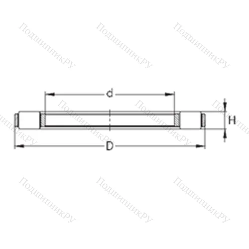 Подшипник роликовый упорный K 81109-TVPB от производителя  NKE